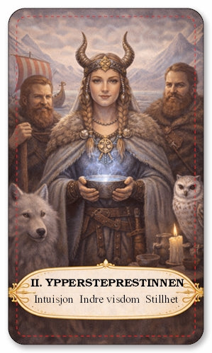 VIKING TAROT. Norske Tarotkort med norsk tekst