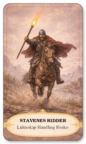 VIKING TAROT. Norske Tarotkort med norsk tekst