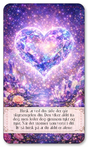 Englehjerter. Norske orakelkort med englebudskap.