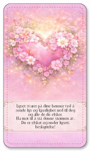 Englehjerter. Norske orakelkort med englebudskap.