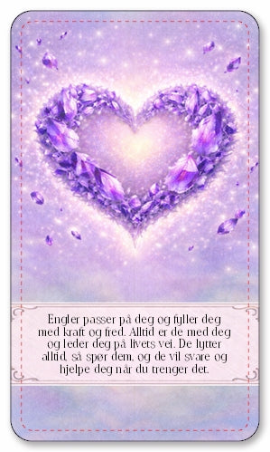 Englehjerter. Norske orakelkort med englebudskap.