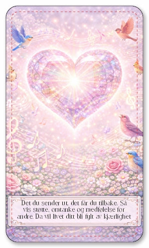 Englehjerter. Norske orakelkort med englebudskap.