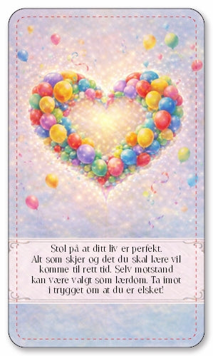 Englehjerter. Norske orakelkort med englebudskap.