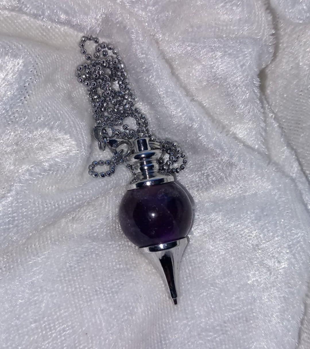 Ametyst Pendulumsmykke.