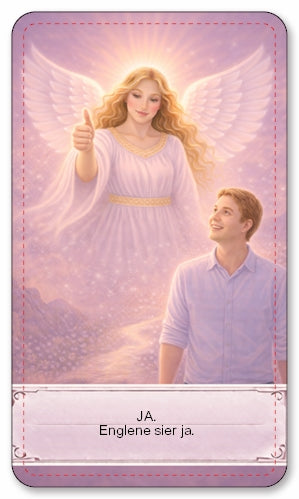 Englene svarer. Norske englekort.