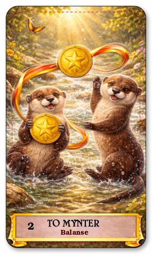 Dyrenes tarot. Norske tarotkort med norsk tekst.
