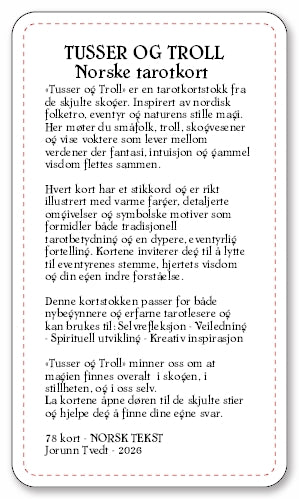 Tusser og Troll. Norske tarotkort