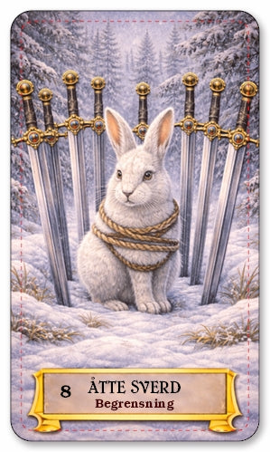 Dyrenes tarot. Norske tarotkort med norsk tekst.