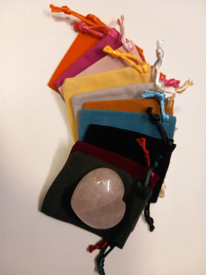 Rosenkvarts hjerte / Rose quartz heart