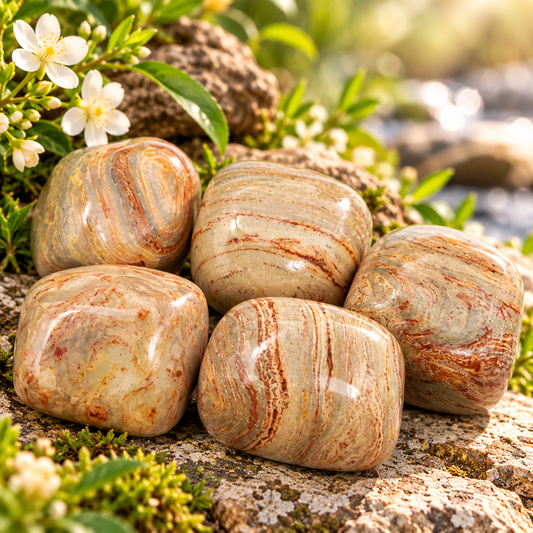 Rød båndagat / Red banded Agate