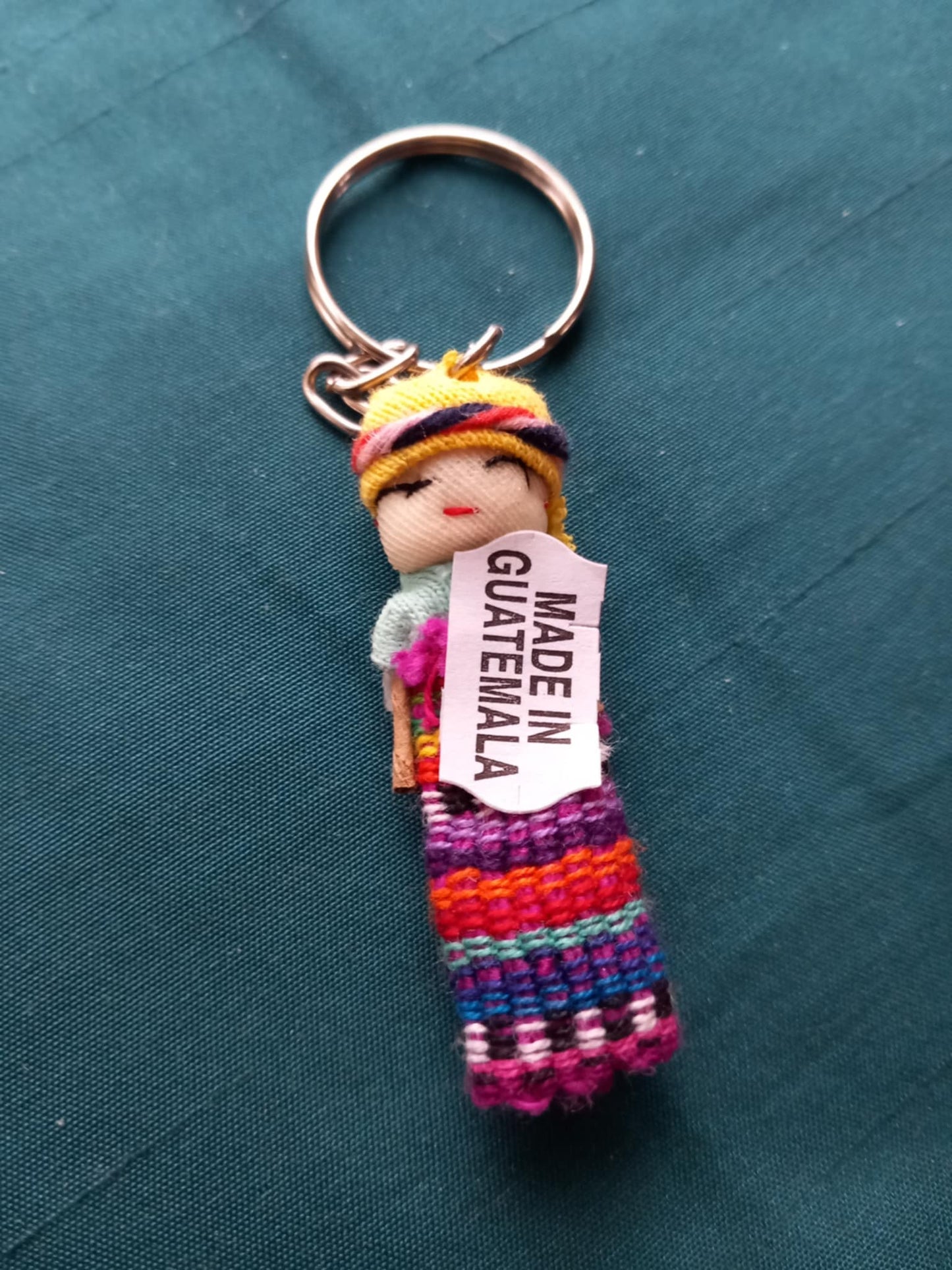 Worrydoll / Bekymringsdukke med metallring