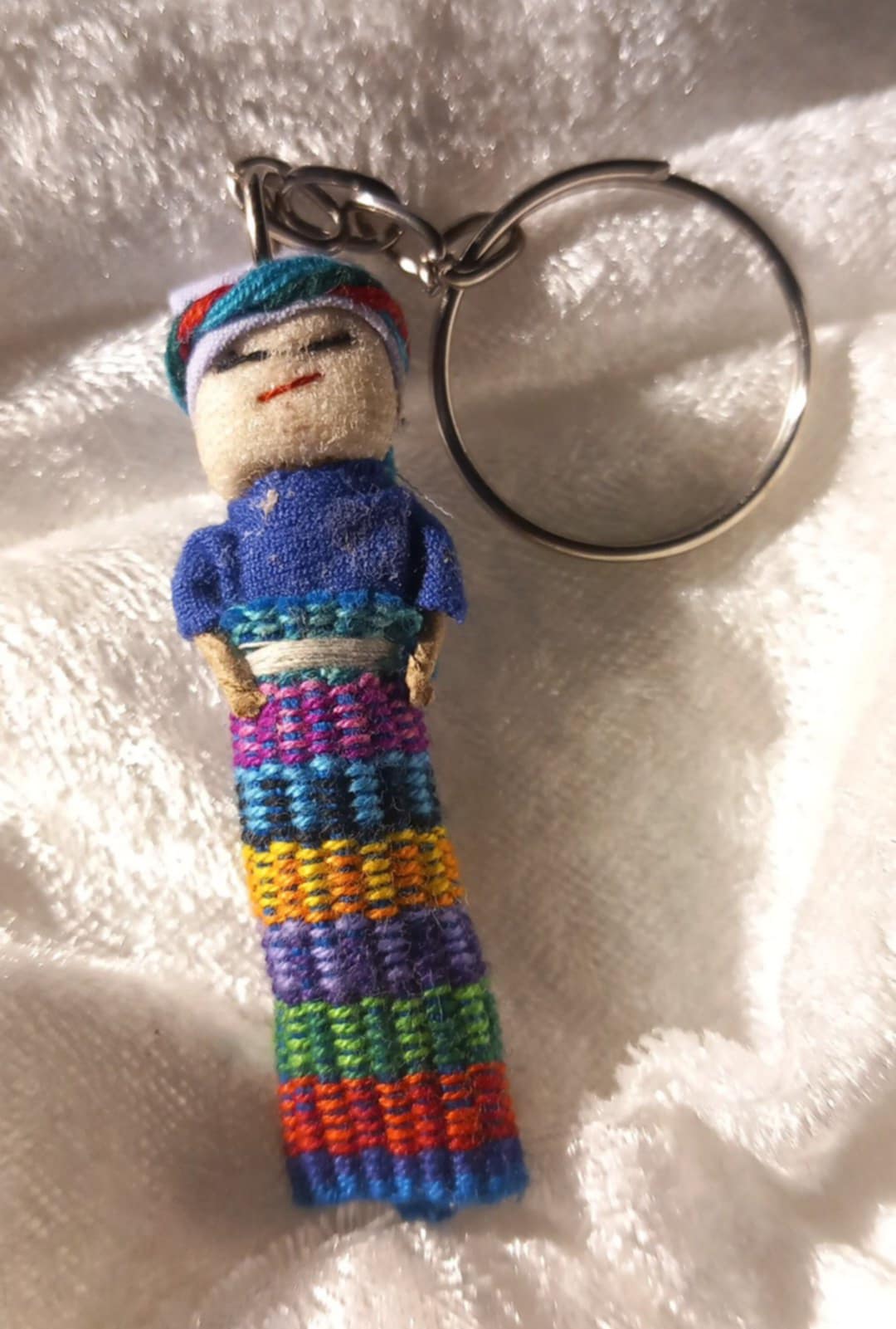 Worrydoll / Bekymringsdukke med metallring
