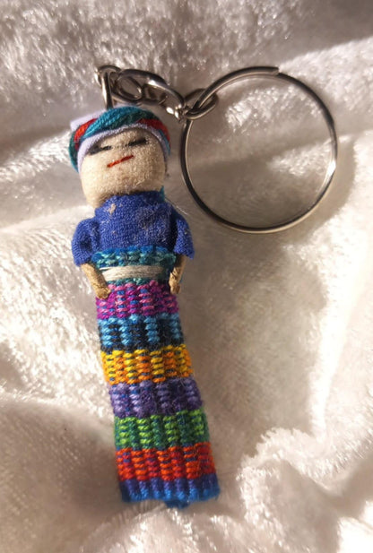 Worrydoll / Bekymringsdukke med metallring