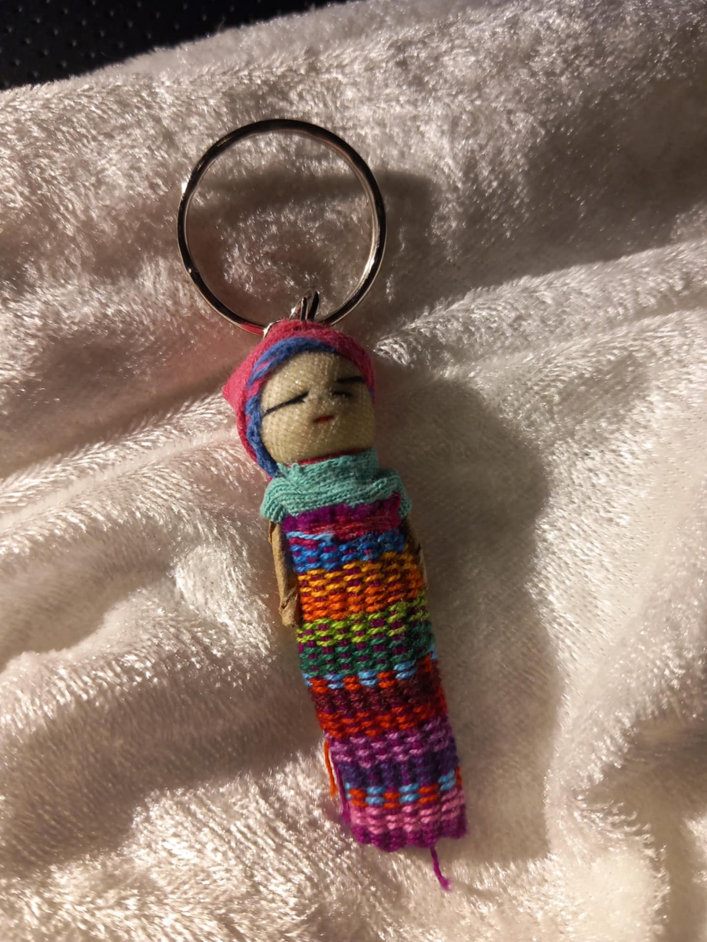Worrydoll / Bekymringsdukke med metallring