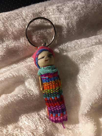 Worrydoll / Bekymringsdukke med metallring