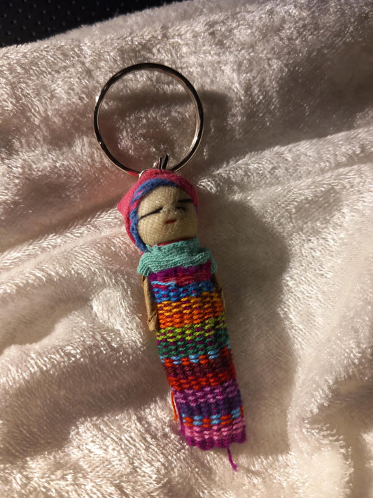 Worrydoll / Bekymringsdukke med metallring