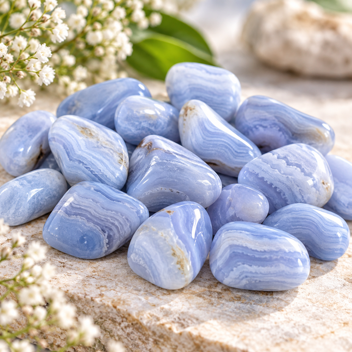 Blue Lace Agate / Blondeagat