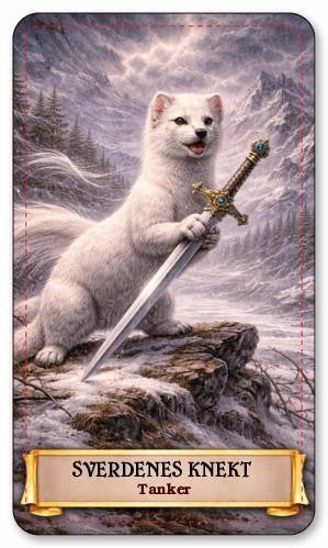 Dyrenes tarot. Norske tarotkort med norsk tekst.
