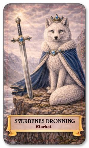 Dyrenes tarot. Norske tarotkort med norsk tekst.
