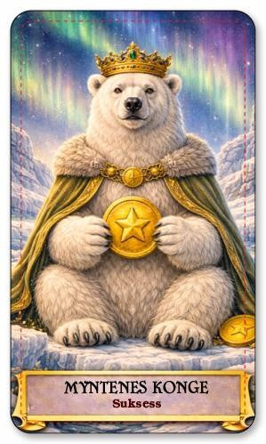 Dyrenes tarot. Norske tarotkort med norsk tekst.