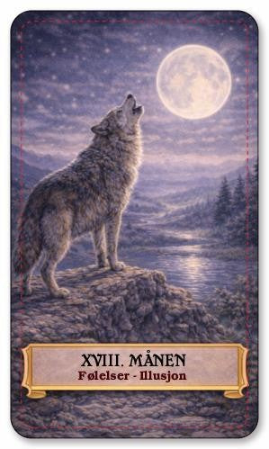 Dyrenes tarot. Norske tarotkort med norsk tekst.