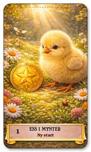 Dyrenes tarot. Norske tarotkort med norsk tekst.