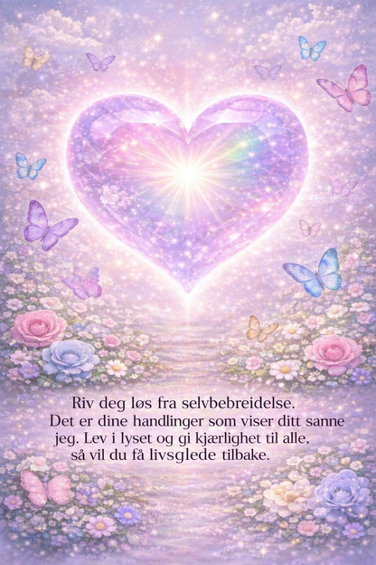 Englehjerter. Norske orakelkort med englebudskap.