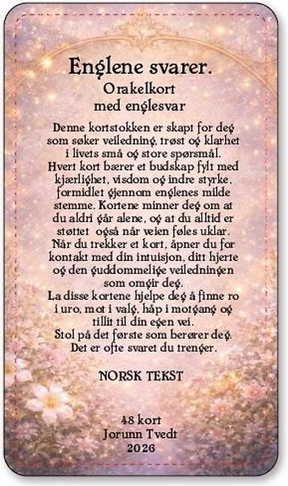 Englene svarer. Norske englekort.