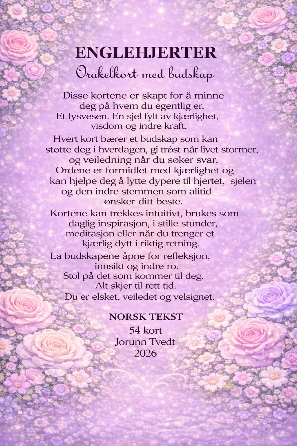 Englehjerter. Norske orakelkort med englebudskap.