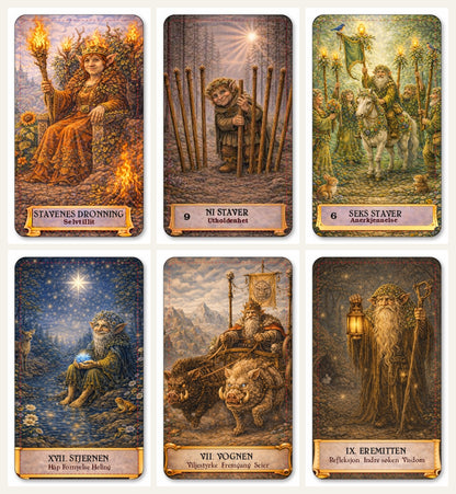 Tusser og Troll. Norske tarotkort